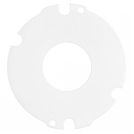 Hubbell Wiring Device-Kellems Sub-Plate, Round, Steel S1R4SPSIMPLEX